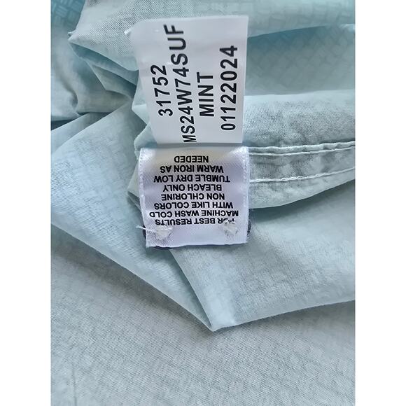 Mens Peter Millar Crown Champlain Linen Blend Short-Sleeve Shirt Green Large - Picture 3 of 5